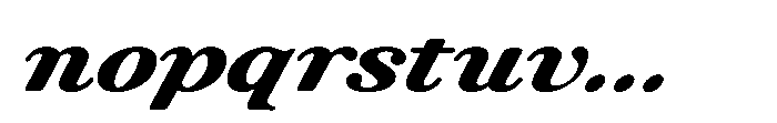 ZT Otez Bold Expanded it Font LOWERCASE