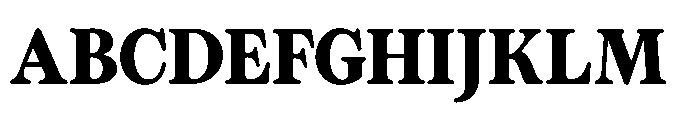 ZT Otez Bold Font UPPERCASE