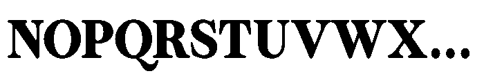 ZT Otez Bold Font UPPERCASE
