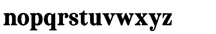 ZT Otez Bold Font LOWERCASE