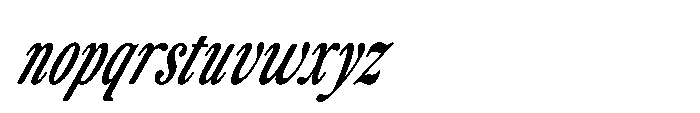 ZT Otez Condensed it Font LOWERCASE