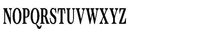 ZT Otez Condensed Font UPPERCASE