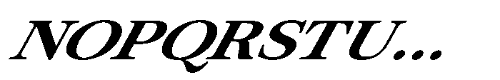 ZT Otez Expanded it Font UPPERCASE