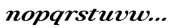 ZT Otez Expanded it Font LOWERCASE