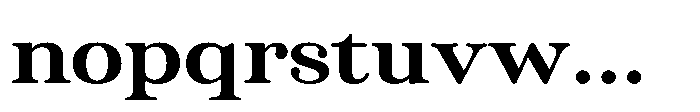 ZT Otez Expanded Font LOWERCASE