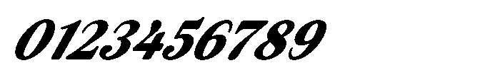 ZT Otez Extra Bold it Font OTHER CHARS