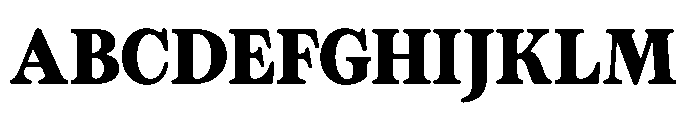 ZT Otez Extra Bold Font UPPERCASE