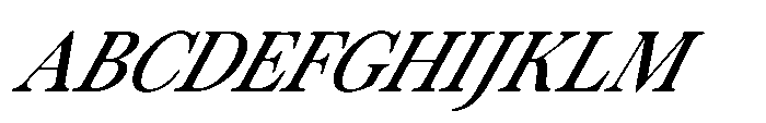 ZT Otez Extra Light it Font UPPERCASE