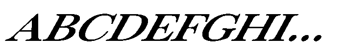 ZT Otez Light Expanded it Font UPPERCASE