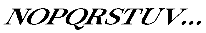 ZT Otez Light Expanded it Font UPPERCASE