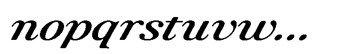 ZT Otez Light Expanded it Font LOWERCASE