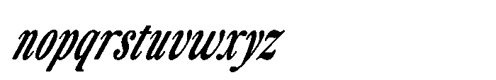 ZT Otez Medium Condensed it Font LOWERCASE