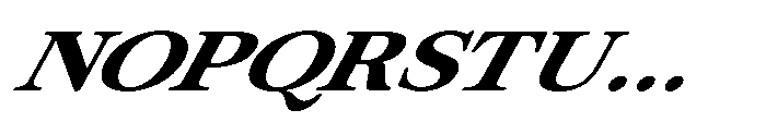 ZT Otez Medium Expanded it Font UPPERCASE