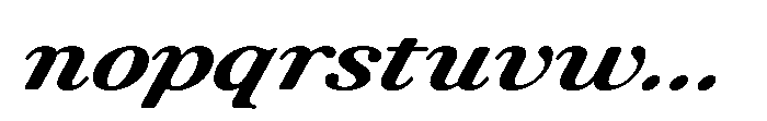 ZT Otez Medium Expanded it Font LOWERCASE