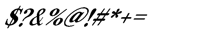 ZT Otez Medium it Font OTHER CHARS