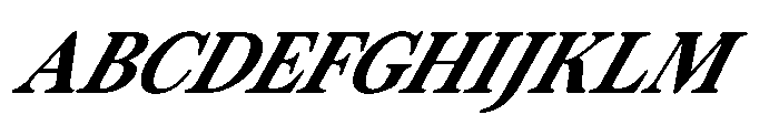 ZT Otez Medium it Font UPPERCASE