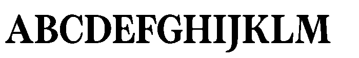 ZT Otez Medium Font UPPERCASE
