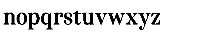 ZT Otez Regular Font LOWERCASE