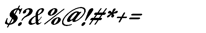 ZT Otez Semi Bold it Font OTHER CHARS