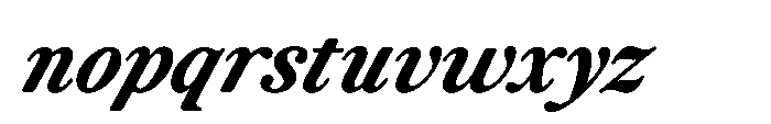ZT Otez Semi Bold it Font LOWERCASE