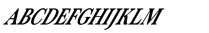 ZT Otez Semi Condensed it Font UPPERCASE