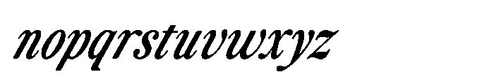 ZT Otez Semi Condensed it Font LOWERCASE