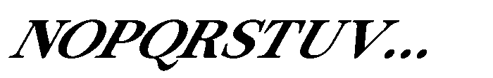 ZT Otez Semi Expanded it Font UPPERCASE