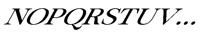 ZT Otez Thin Expanded it Font UPPERCASE
