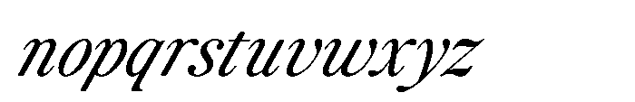 ZT Otez Thin it Font LOWERCASE