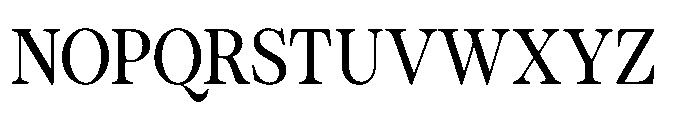 ZT Otez Thin Font UPPERCASE