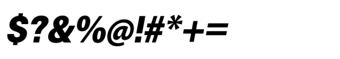 ZT Talk Black Italic Font OTHER CHARS