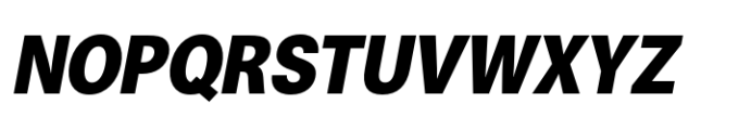 ZT Talk Black Italic Font UPPERCASE