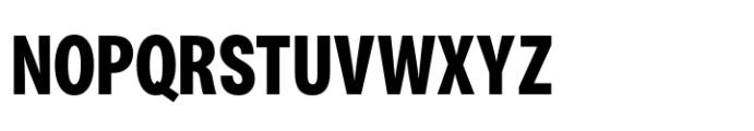ZT Talk Heavy Condensed Font UPPERCASE