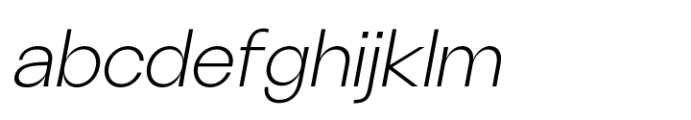 ZT Talk Light Expanded Italic FONT