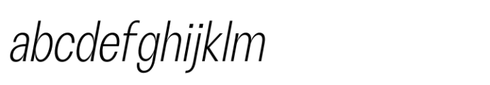 ZT Talk Light Semi Condensed Italic FONT