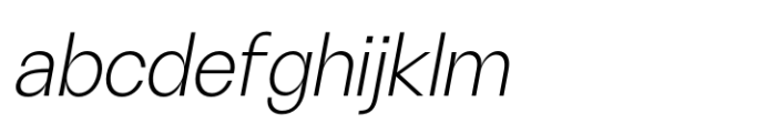 ZT Talk Light Semi Expanded Italic FONT