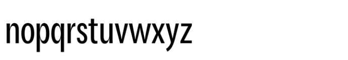 ZT Talk Medium Condensed Font LOWERCASE