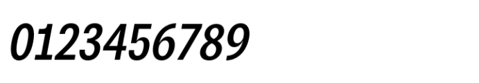ZT Talk Semi Bold Semi Condensed Italic Font OTHER CHARS