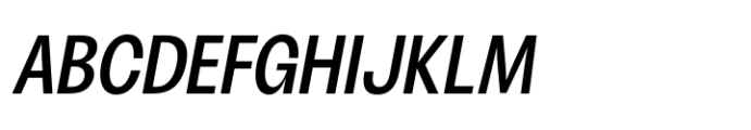 ZT Talk Semi Bold Semi Condensed Italic Font