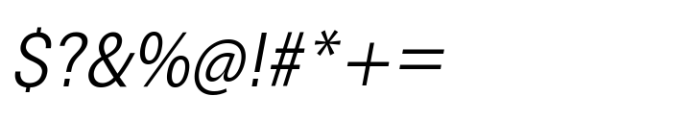 ZT Talk Variable Italic Font OTHER CHARS