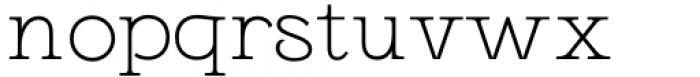ZT Voltra Thin Font LOWERCASE