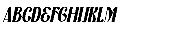 Zt Aveloria Oblique Font UPPERCASE