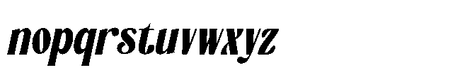 Zt Aveloria Oblique Font LOWERCASE