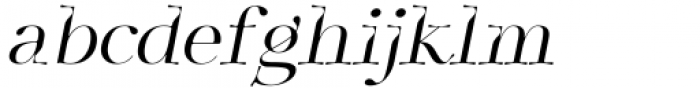 Zt Sigata Kozi Italic Font LOWERCASE