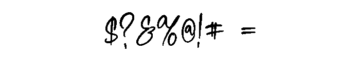 Zuantiva Font OTHER CHARS