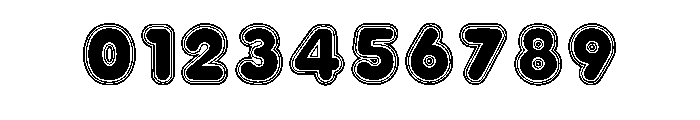 Zubble Bubbles Regular Font OTHER CHARS