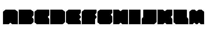 Zuber regular Font UPPERCASE