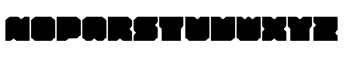Zuber regular Font UPPERCASE