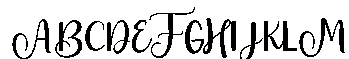 Zucchini Muffins Regular Font UPPERCASE