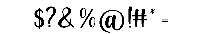 ZucchiniMuffins-Regular Font OTHER CHARS